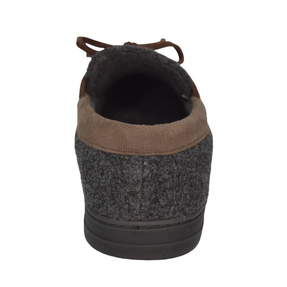 Wayland Square Slippers Moccasins NEW Mens S 6 7 Wool Memory Foam Non Slip Gray - Picture 3 of 8